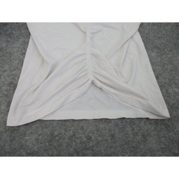 Fabletics White Tank Top Ruched Back Sleeveless Athletic Workout Womens Large - Picture 16 of 16